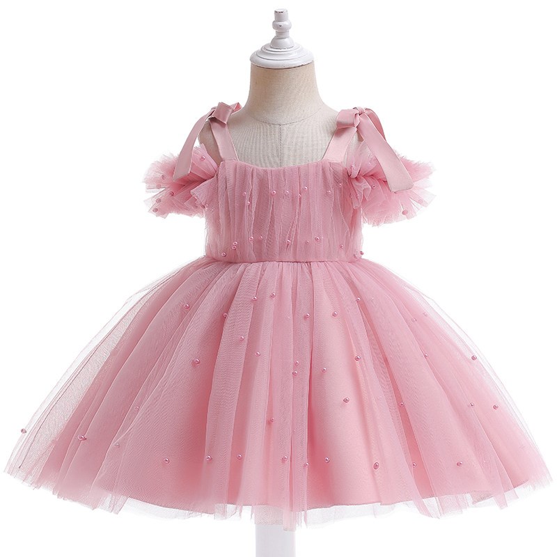Summer Lace Princess Dresses For Kids 1-5 Year Birthday Dres图片