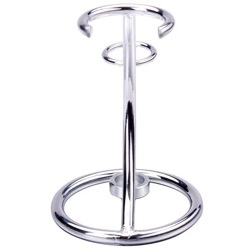 Beard Mens Shaving Brush Stand Shaver Stainless Steel Holde