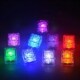 ice cube shape led light cubes glowing sensor 1pc liquid