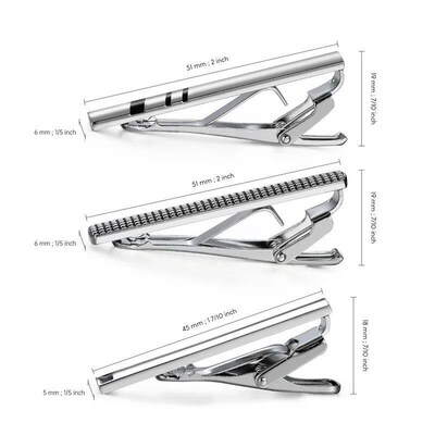 Wed Tie Clips For Men Short Pin Tie Wedding Guests Gifts Wit