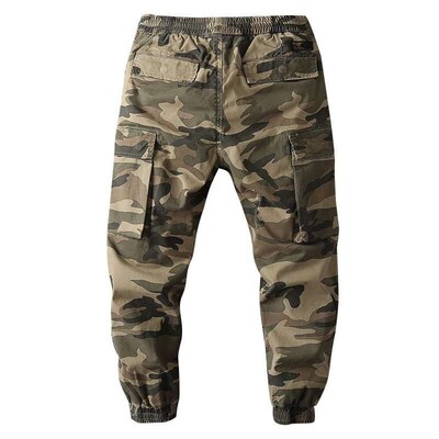 Spring New Mens Casual Pants Youth Loose Camouflage Pants C