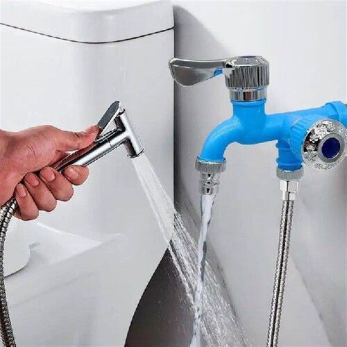 Double Outlet Faucet With Diverter Connector Durable & Long