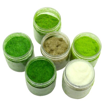 Static Grass Powder 3MM Turf Flocking Nylon Toy Model Scene