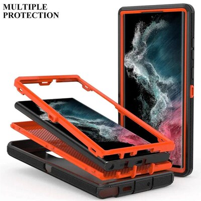 3 IN 1 Heavy Duty Armor Shockproof Dust-Proof Case For  Gala