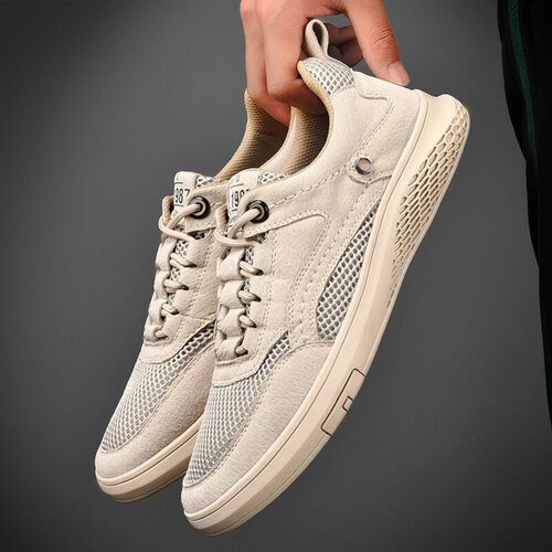 Summer Breathable Mens Casual Shoes Mesh Breathable Man Cas