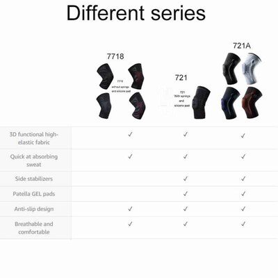 1PCS Knee Support Sleeve Protector Elastic Knee Pads Brace