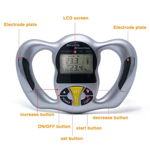 Wireless Portable Digital LCD Screen Handheld BMI Tester Bod