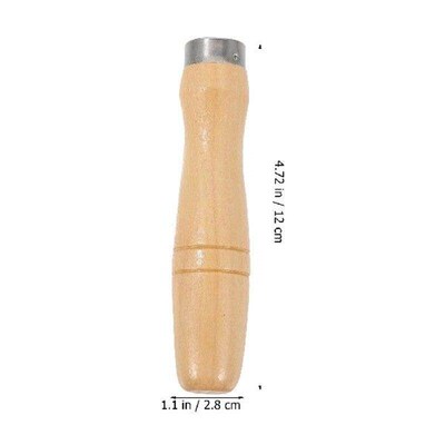 4Pcs File Grip Replacement Handle Wooden File Handle Rasp