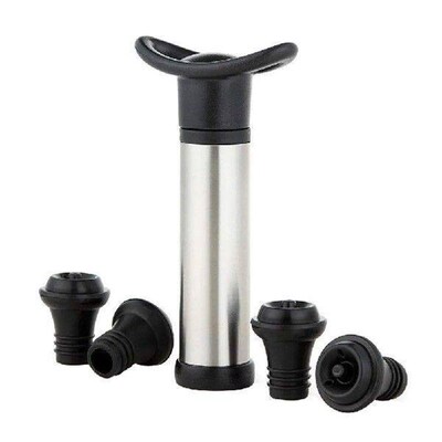 Wine Bottle Sealer Vacuum Wine Pump With 4 Stoppers Sealing