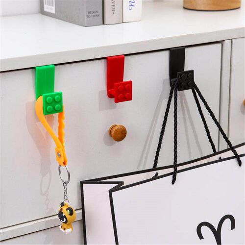 Simple New Design Building Block Hook for Convenient Trash B
