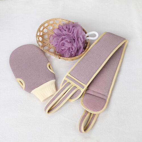 Dual-sided Exfoliating Bath Towel Glove - Powerful yet Gentl