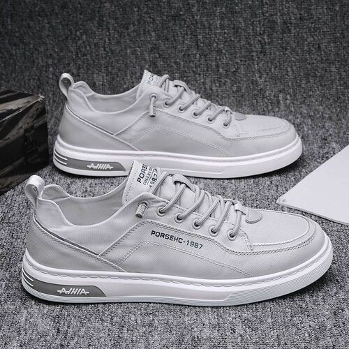Mens Thin Shoes 2025 Breathable White Shoes  1 Slip-on Boar