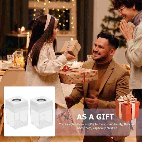 2 Pcs Paper Clip Storage Bucket Paperclip Boxes Containers
