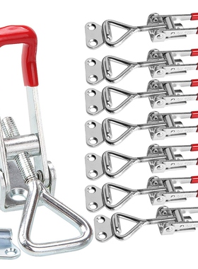 8 pcs Adjustable Toolbox Case Metal Toggle Latch Catch Clasp