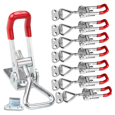 8 pcs Adjustable Toolbox Case Metal Toggle Latch Catch Clasp