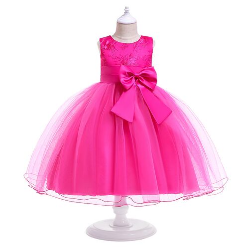 Girl Flower Princess Dress Children Summer Tutu Wedding Birt
