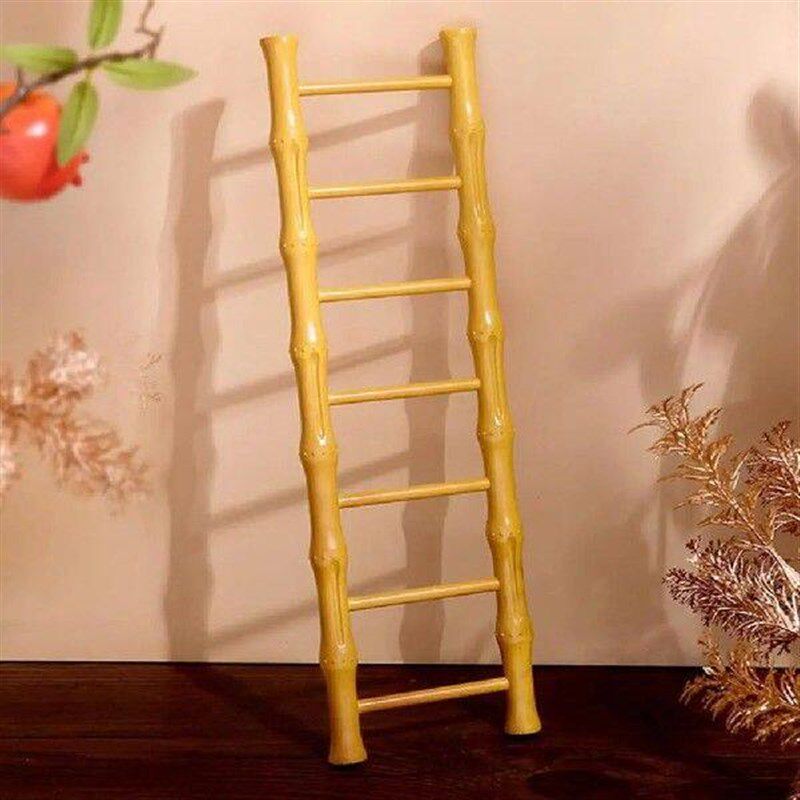 Ladder Home Decor Mini House Landscape Ladder Decor Chinese