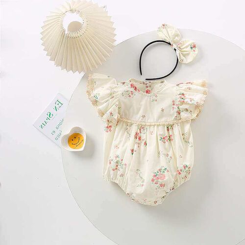 Girls Summer Suit 2-Piece Set Baby Girls Baby Wrap Clothes