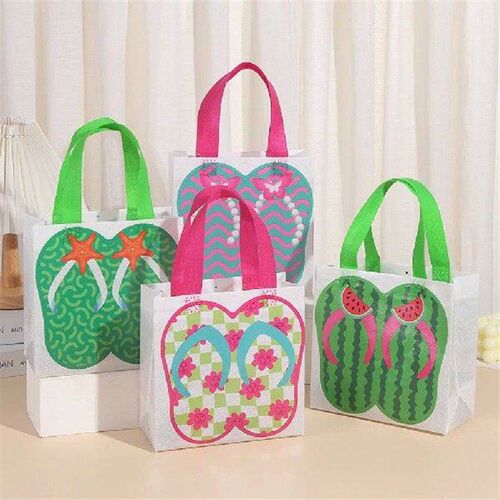 12 Pcs Non Woven Tote Bag Retail Gift Bags Small Hand Bulk