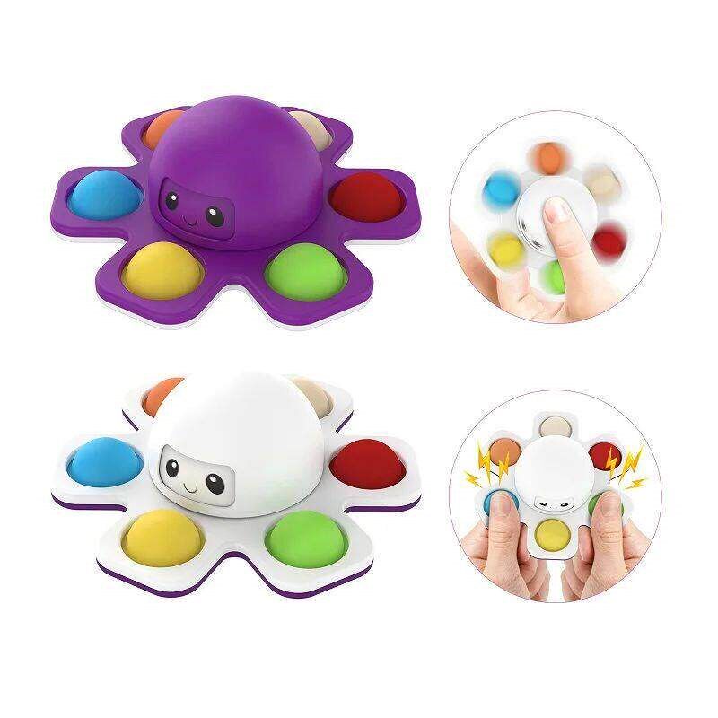 Antisss Push Bubbles Fidget Spinner for Kids and Adults - 实物图