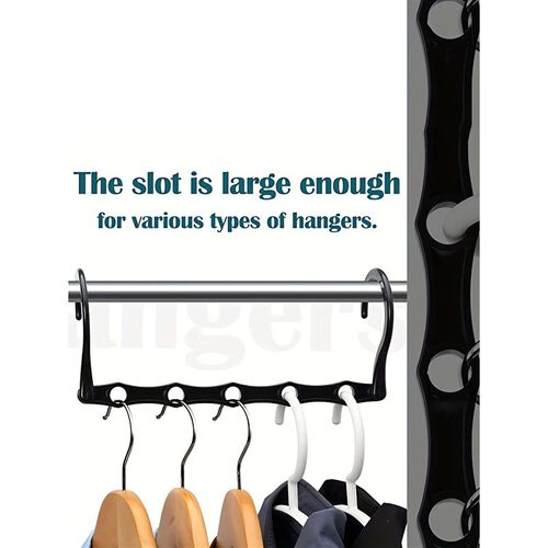 Space Saving Storage Hangers Multifunction Plastic Clothes R