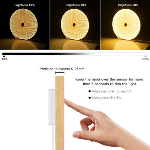DC12V Neon Light LED Strip Hand Scan Sensor Touch Dimmer Swi