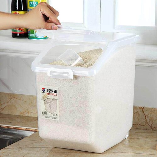50kg rice bucket 30kg rice storage box 10kg plastic househol