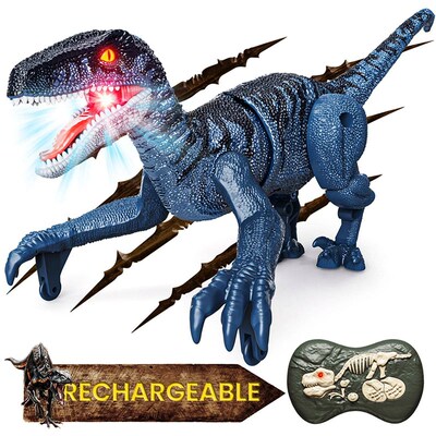 Sinovan Remote Control Dinosaur Toys for Kids, 2.4GHz Robot
