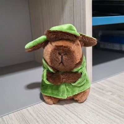Cute Toy Plush Capybara Keychain Stuffed Animals Multicolor