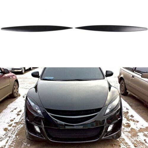2Pcs Car Eyelids Eyebrows Headlights Covers Eyelash for Mazd