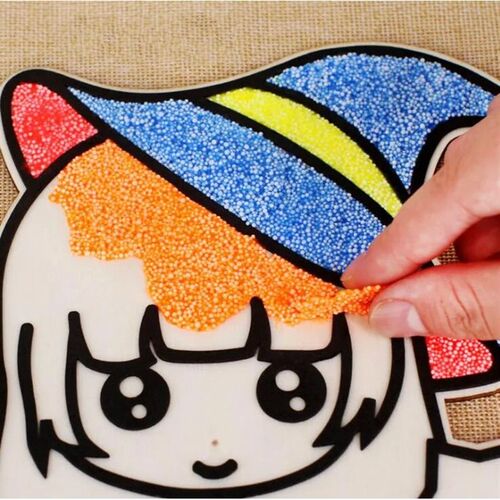 1 Set 3D Snow Mud Painting Fluffy Floam Slime Scented Sress