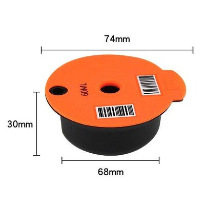 Practical Coffee Capsule Cup Filter Basket Reusable Plastic