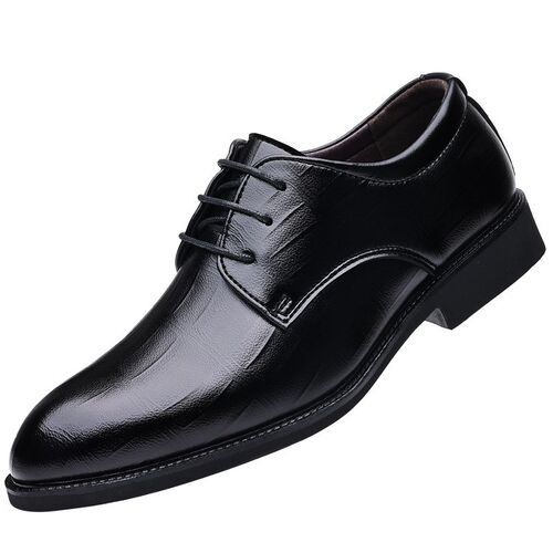 British Business Pointed Toe Mens Leather Shoes Casual Mens