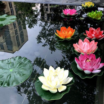 3Pcs Floating Artificial Flower Lifelike Water  Micro Landsc