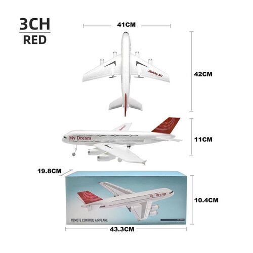 2025 Newest A380 RC Plane 3CH 2.4G EPP Remote Control Machin