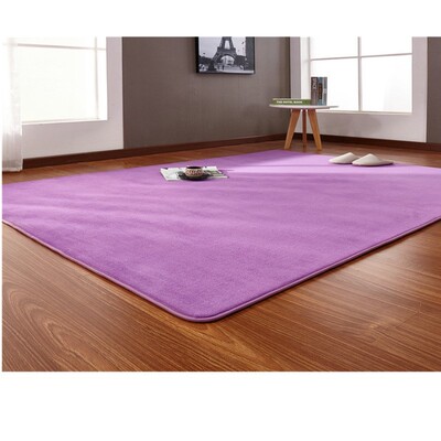 Velvet floor mat coffee table tatami bedside rug blanket