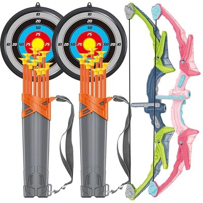 Kids Bow and Arrow Light-up Archery Set For Kids Toy For 3 4