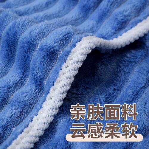 2024 New Style Double-Layer Bath Cap: Thick and Super Absorb