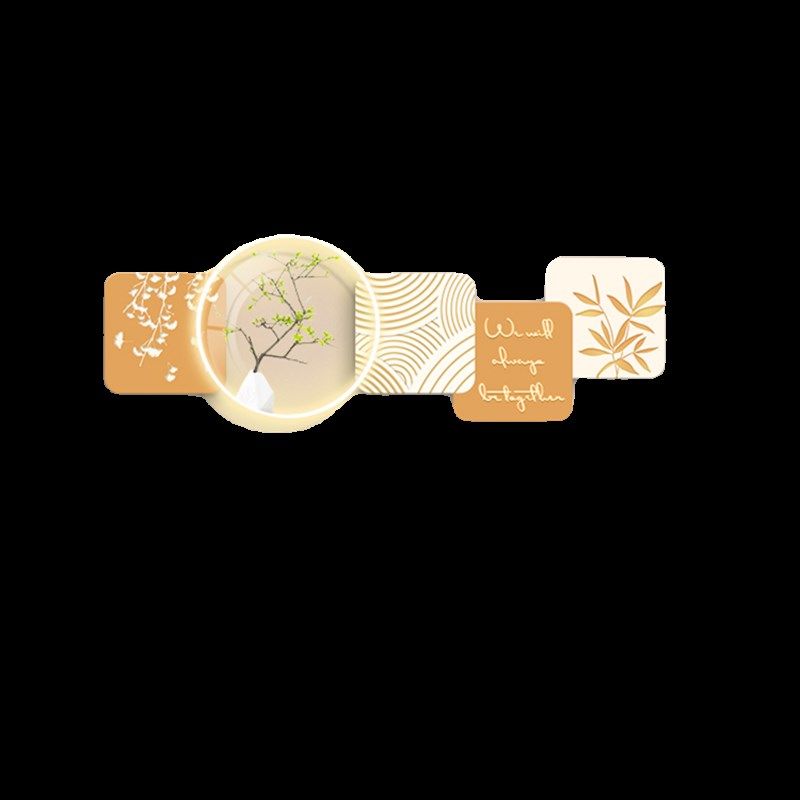 奶油风绿植带灯发光客厅装饰画沙发背景墙壁高端大气挂画2023新款,家居饰品,氛围画/灯画,淘宝优惠券,粉丝福利购,淘宝优惠卷