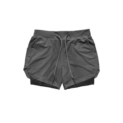 Running Shorts Men 2in1 Quick Dry GYM运动裤Sport Short Pants