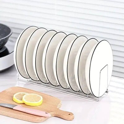 Kitchen Bowl Dish Organizer Stainless Steel Dish Holder Home