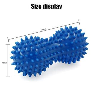 Foot Massage Roller Peanut Double Lacrosse Spiky Ball Myofas
