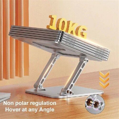 Ergonomic Laptop Holder Efficient Cooling, Secure Grip