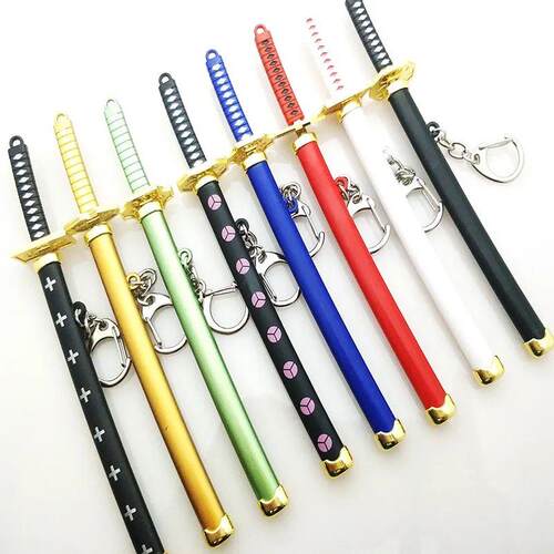 Fashion Special Roronoa Zoro Sword Keychains Buckle with Too
