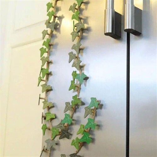 Ivy Fridge Magnet with Articulating Stems 3D Printed Ivy