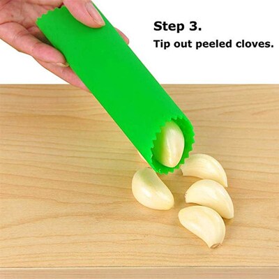 Garlic Peeler Skin Remover Silicone Tube Roller Peeling