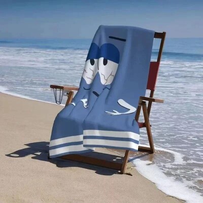 Cartoon Funny Towelie Beach Towel No Sand Free Quick Dry Sur