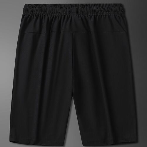 Ice Silk Shorts Mens Summer Casual Thin Elastic Loose Five-