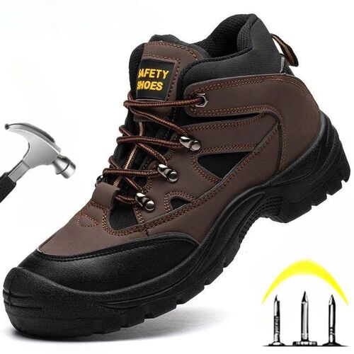 Lightweight Men Safety Botas Men Work Safety Shoes Anti-punc