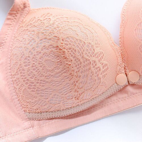 Wire Free Front Closure Breastfeeding Maternity Nursing Bra